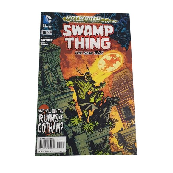 Swamp Thing The New 52 Comic Issue 15 DC Comics Bagged Boarded Collector - Picture 1 of 2